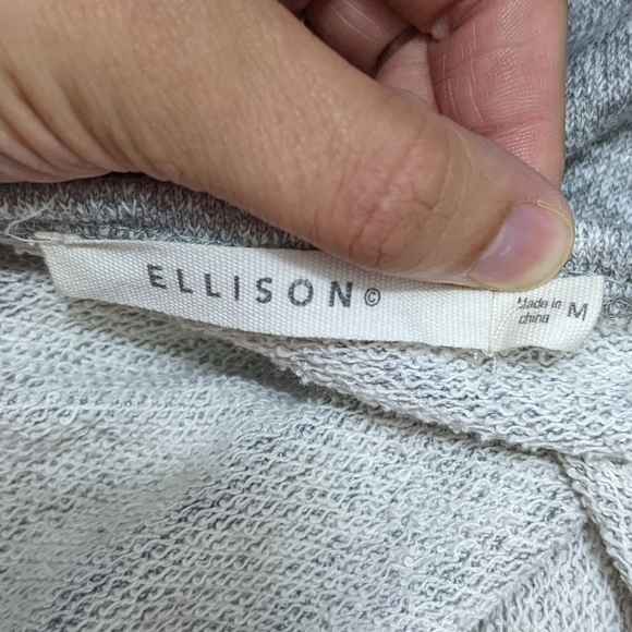 Ellison Embroidered Tasseled Terry Cloth Mini Dress Sz M - Picture 6 of 8